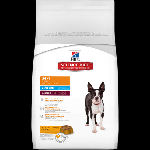 Science Diet Chicken & Barley Small Bites Light Dry Dog Food 5lb - Poudre Pet and Feed Supply